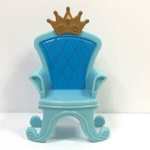 fisher price Little People Kingdom Castle Throne chair crown dollhouse furniture